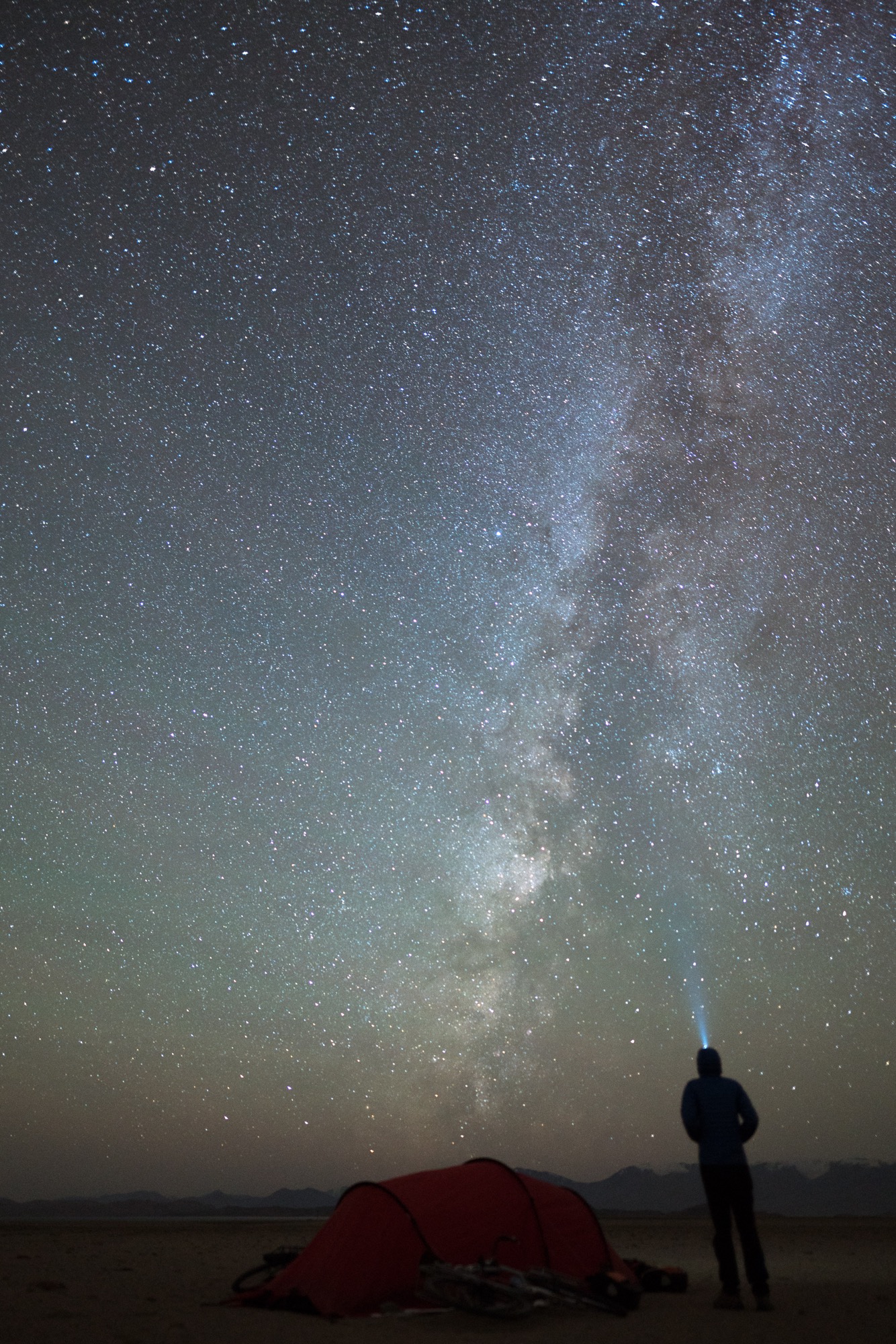 At high altitude, with few people around and almost no light pollution, views of the night sky were incredible in Tajikistan